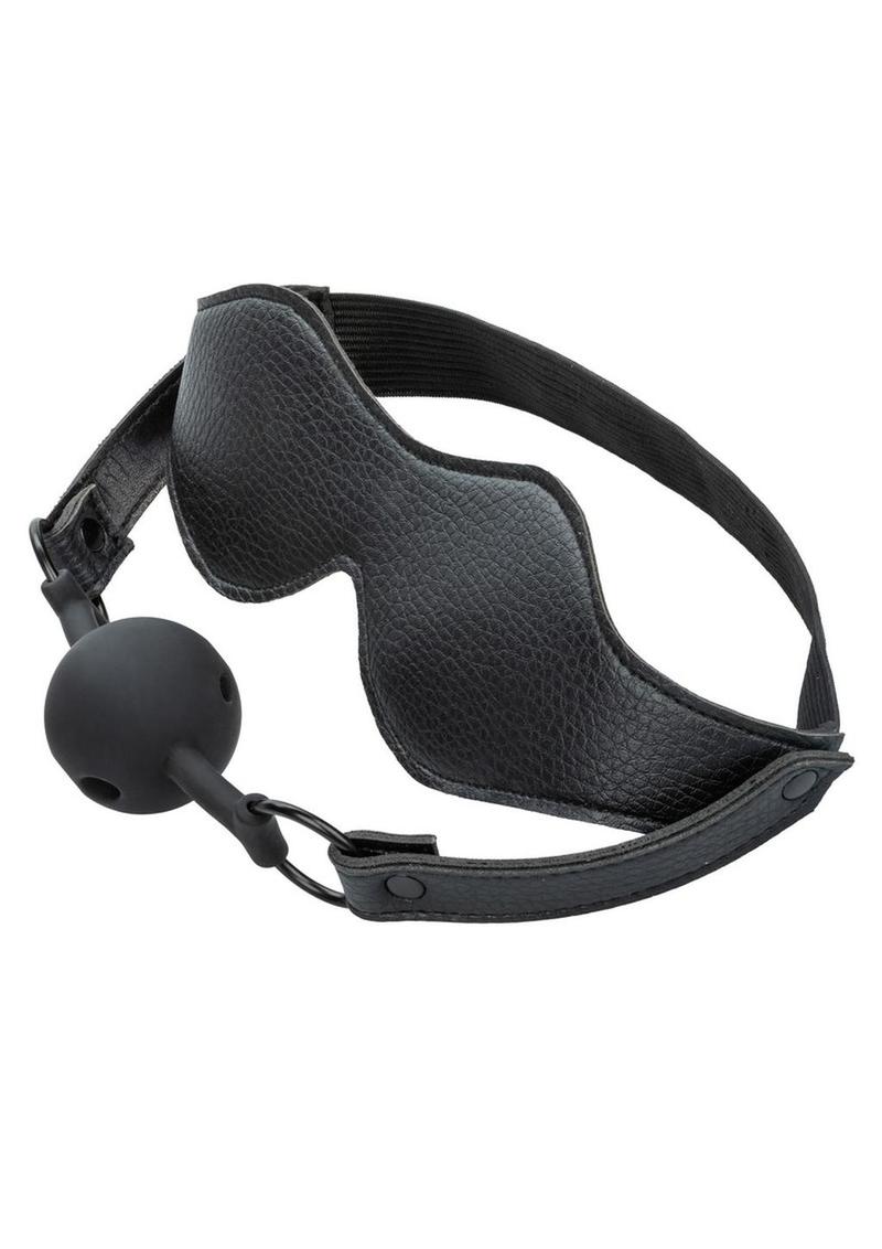 Nocturnal Collection Eye Mask and Breathable Ball Gag