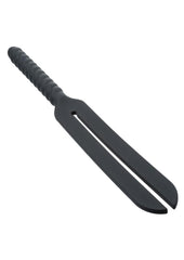 black slapper with ribbed handle
