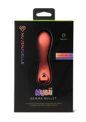 Nu Sensuelle Gemma Turbo Rechargeable Silicone Bullet - Coral