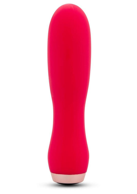 Nu Sensuelle Skye Velvet Touch with Turbo Rechargeable Silicone Bullet - Hot Pink/Pink