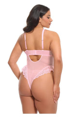 deep v lace bodysuit curvy