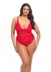 sexy lace one piece for curves
