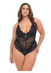 Valentine lace teddy womens lingerie
