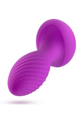 Oh My Gem Charm Rechargeable Silicone Anal Plug - Amethyst