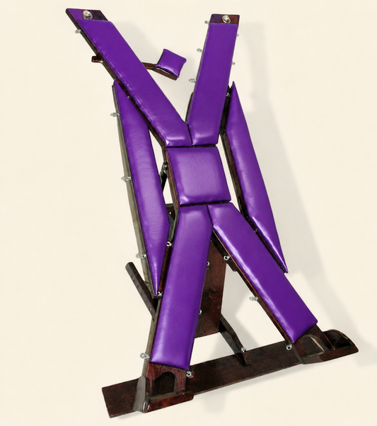 Ultimate One Piece BDSM Dungeon Furniture with Inversion Table & Armrests - Black Friday & Cyber Monday Sale