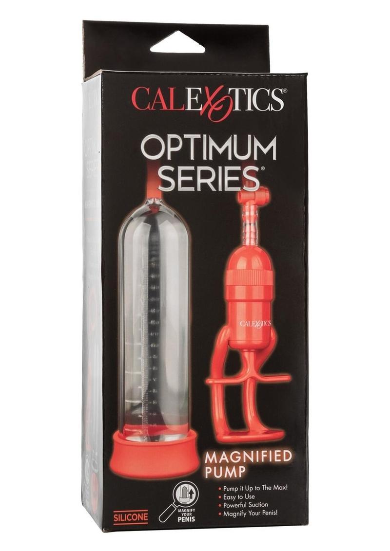 Optimum Series Magnified Pump - Clear/Red