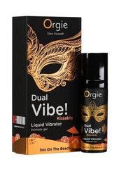 Orgie Dual Vibe Kissable Liquid Vibrator Gel - Sex On The Beach