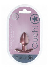 Ouch! Anal Plug Silicone - Rose Gold - Small