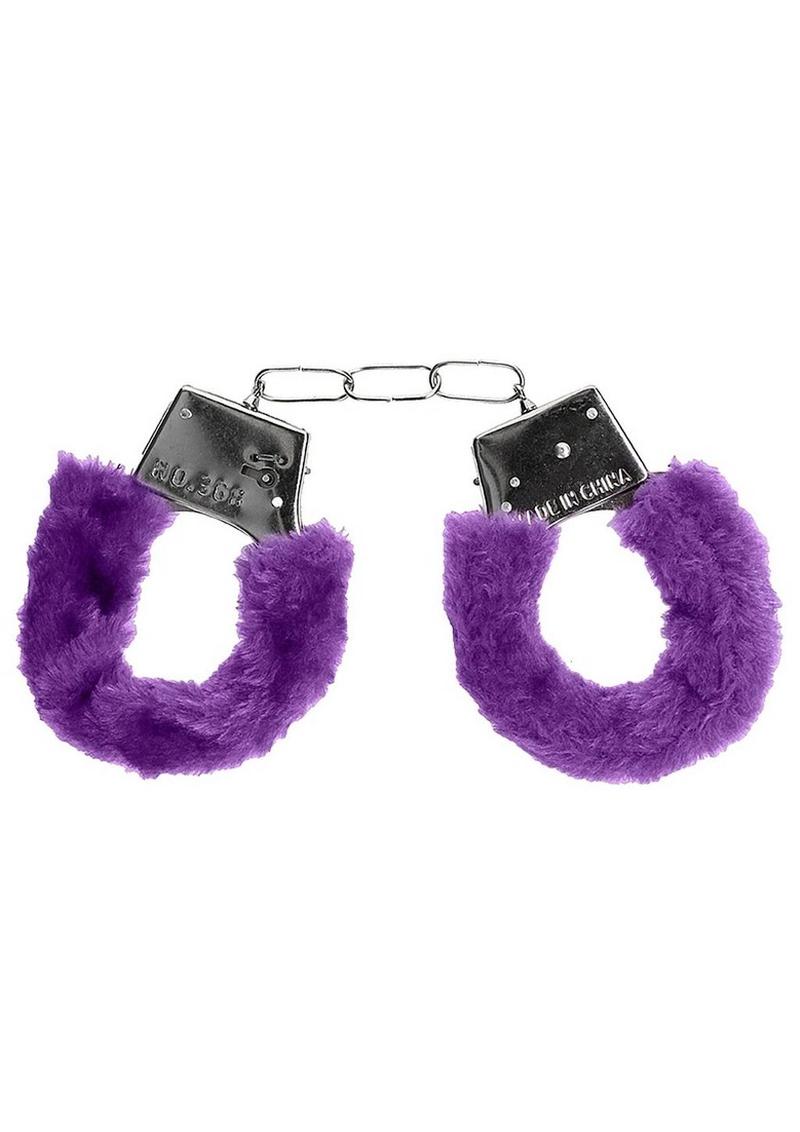 Ouch! Beginner's Handcuffs Furry - Purple