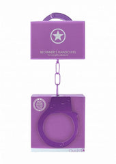 Ouch! Beginners Handcuffs - Metal/Purple