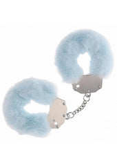 Ouch! Heavy-Duty Fluffy Handcuffs - Blue/Powder Blue