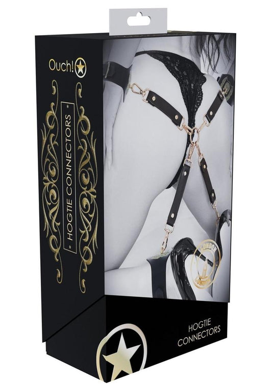 Ouch! London Collection Hogtie Connectors - Black