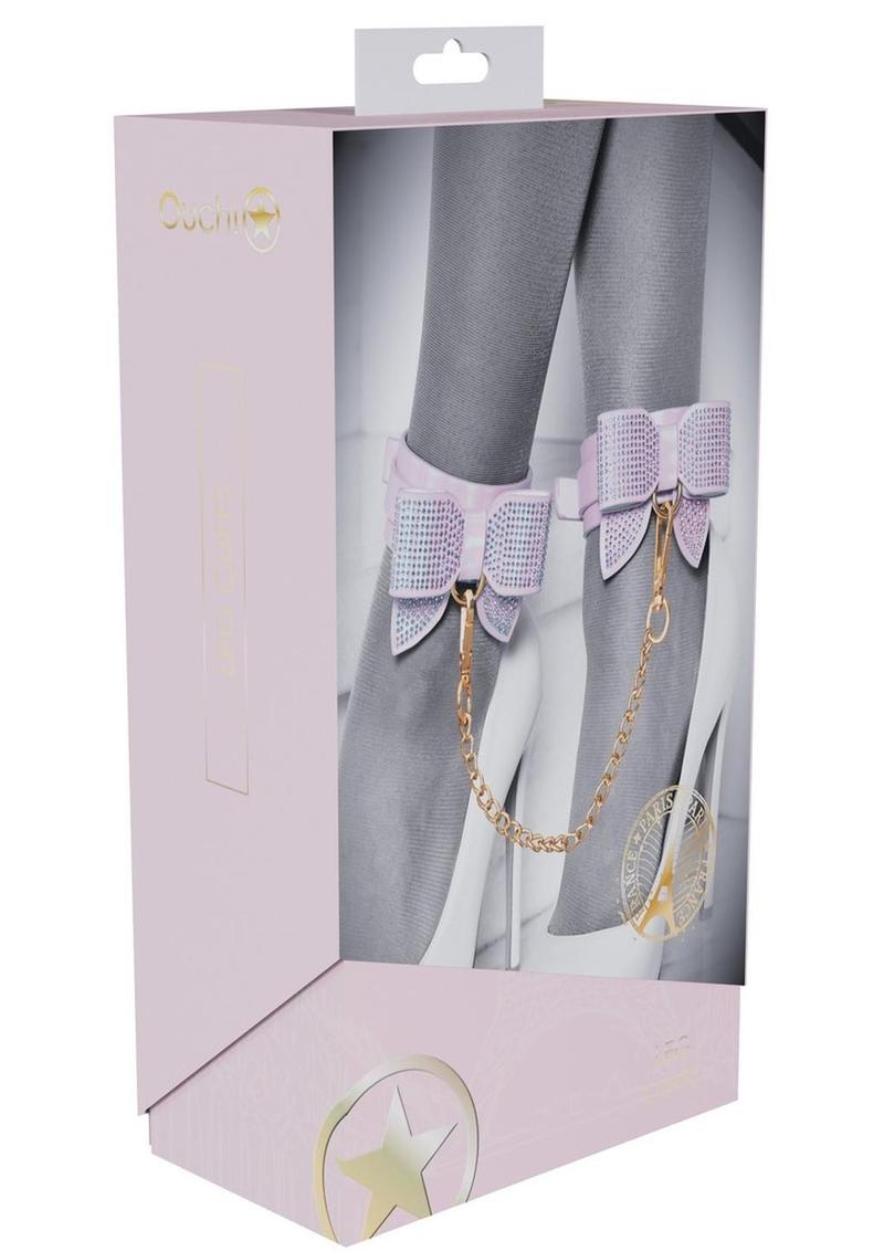 Ouch! Paris Collection Leg Cuffs - Pink