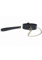 Ouch! Rome Collection Collar with Leash - Black