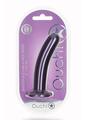 Ouch! Smooth G-Spot Silicone Dildo 6in - Metallic