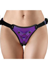 Ouch! Strap-On Harness - Metallic - Purple