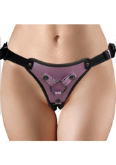 Ouch! Strap-On Harness- Metallic - Rose Gold