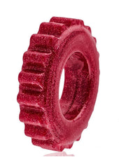 Oxball Plushy Single Cock Ring - Cherry Lips