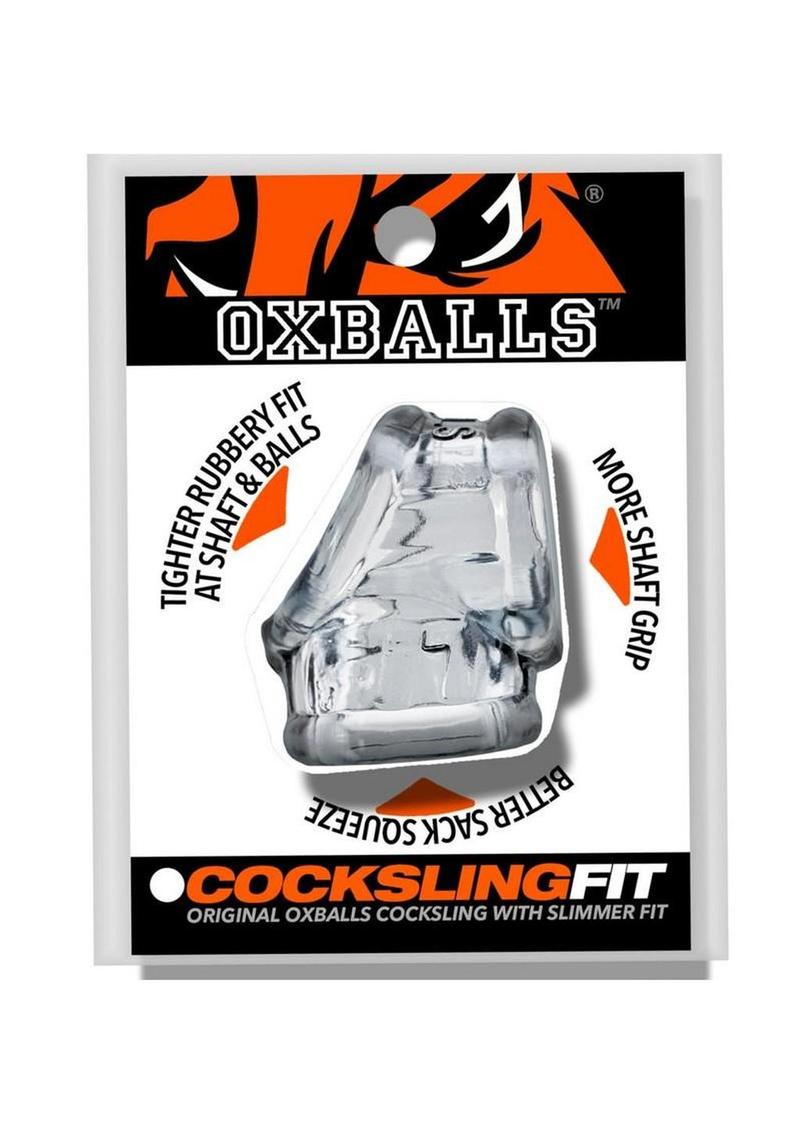 Oxballs Cocksling Fit Sling - Clear