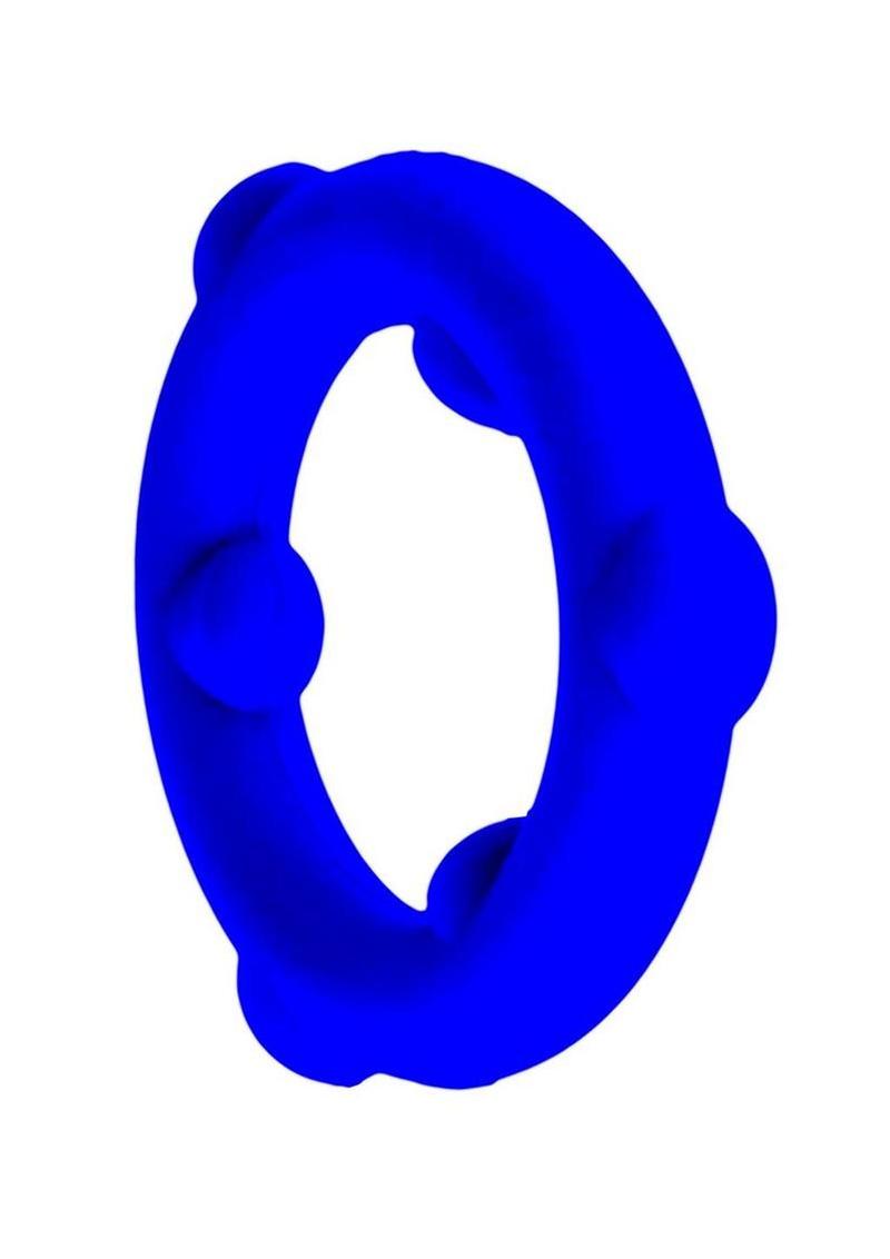 body safe silicone cock ring by oxballs with frosted glacier design for firm support and lasting performance