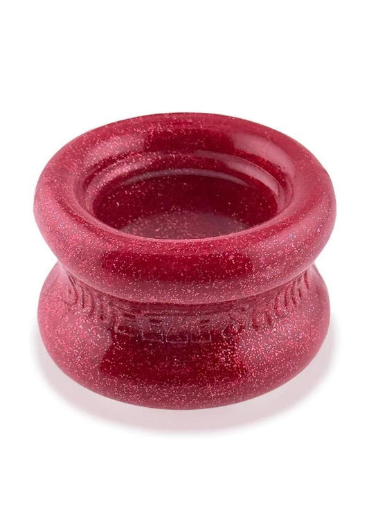 Oxballs Squeeze Short Ballstretcher - Cherry Lips - Red/Silver