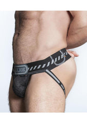 Packer Cargo Quilt Slider-Strap Jock - Black Puff