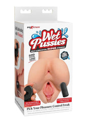 dual tunnel vibrating masturbator
