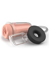 compact self lubricating penis pump