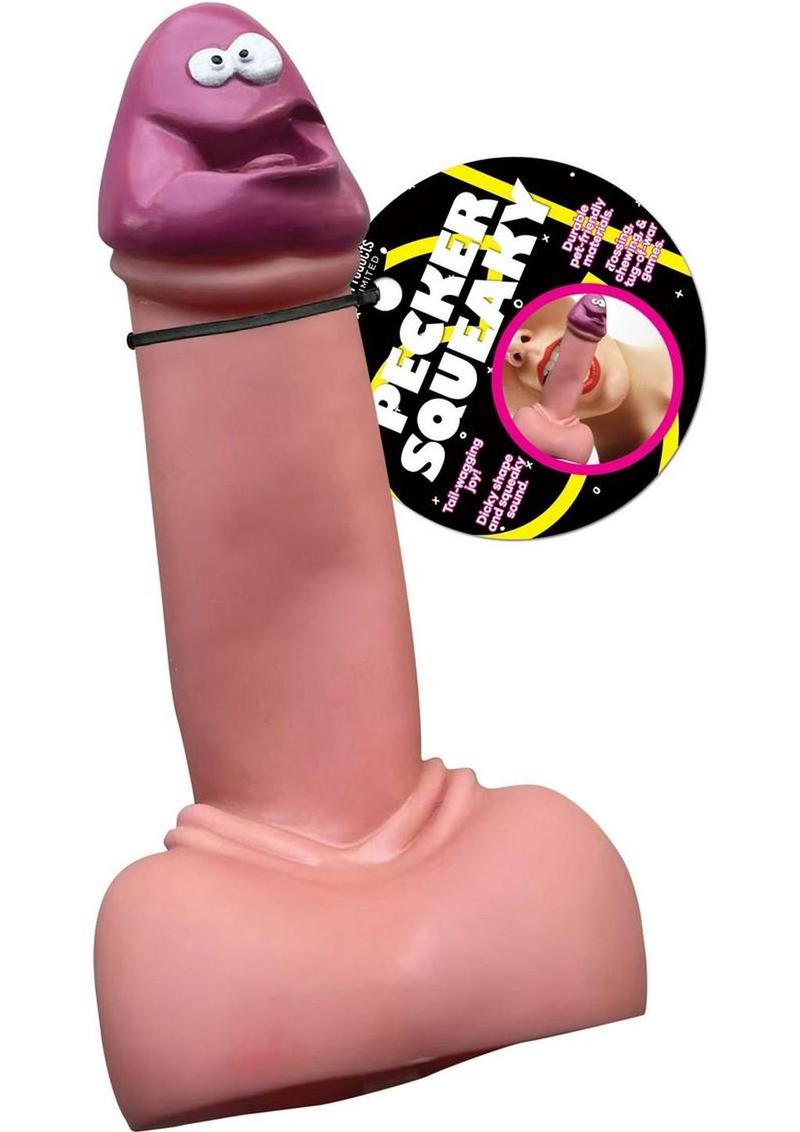 Pecker Squeaky Toy - Vanilla