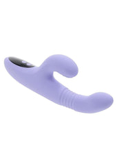 Pep Talk Rechargeable Silicone Rabbit Vibrator - Purple