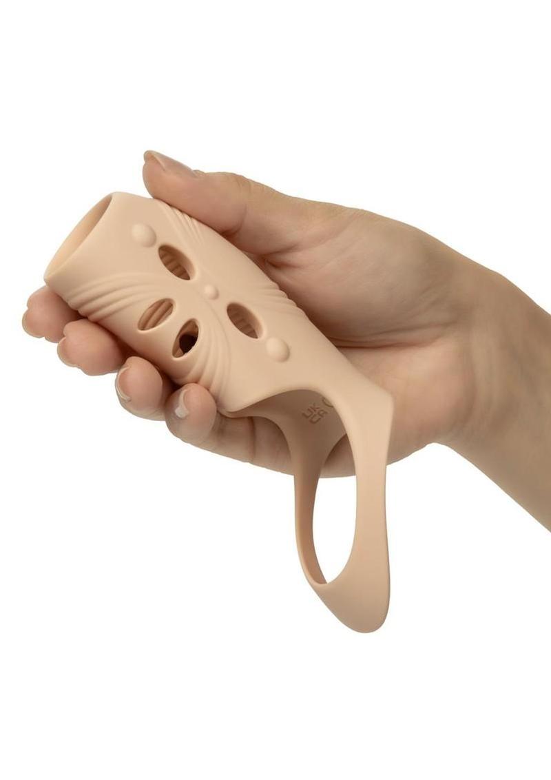Girth enhancer sleeve adult toy store