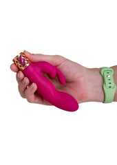 rechargeable g spot female vibrator with clitoral stimulation