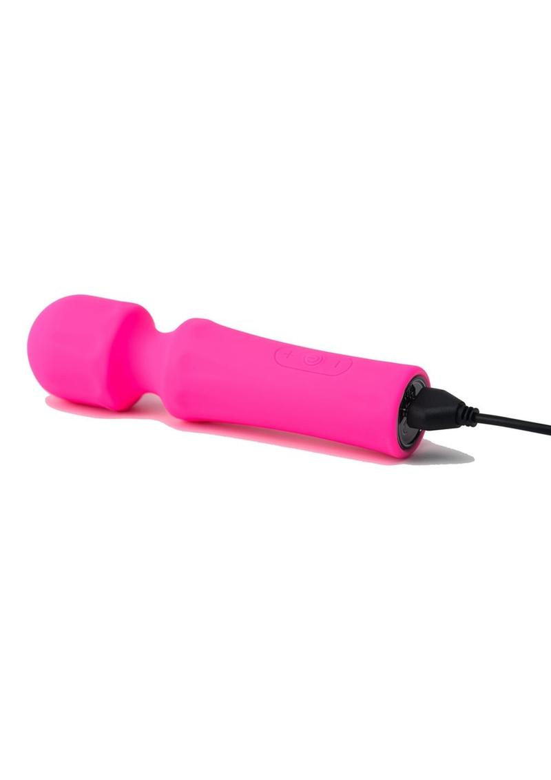 Pink Pussycat Vibrating Mini Wand Rechargeable Massager Primal Pleasure Pink Pussycat Vibrating Mini Wand Rechargeable Massager Primal Pleasure