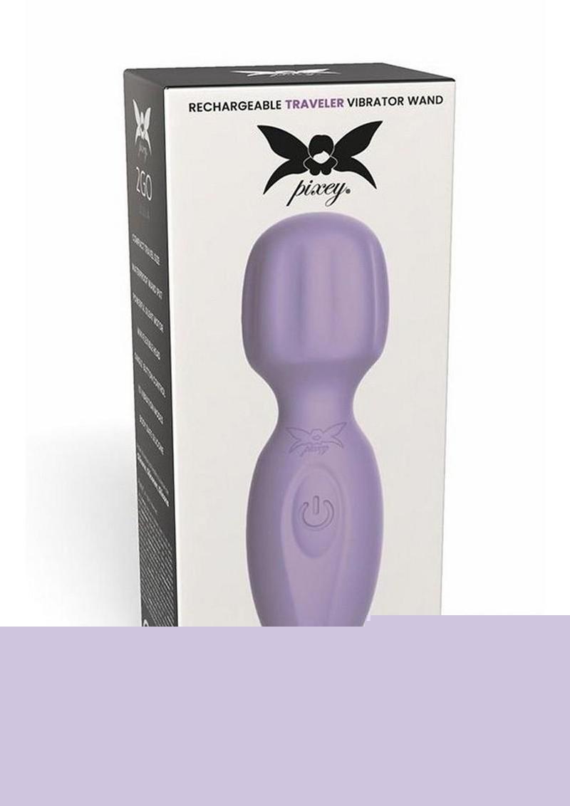 Pixey 2go Rechargeable Silicone Mini Wand - Lilla - Purple