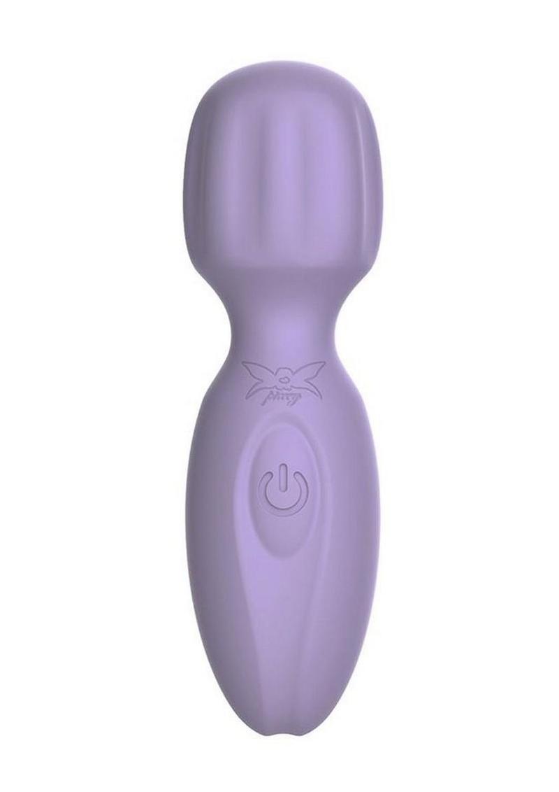 Discreet purple wand massager body safe silicone compact travel ready adult toy for female pleasure relaxation or foreplay fun