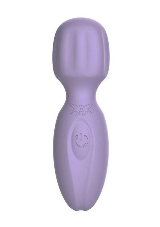 Discreet purple wand massager body safe silicone compact travel ready adult toy for female pleasure relaxation or foreplay fun