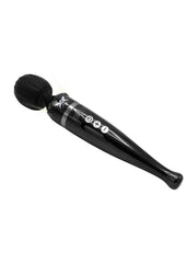 Pixey Deluxe Rechargeable Wireless  Female Vibrator Wand - Black Chrome