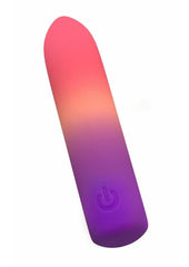 Play with Me Cotton Candy Rechargeable Silicone Bullet Vibrator for females
