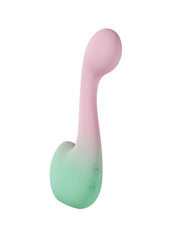 Play with Me Melody Rechargeable Silicone Dual-End Vibrator at our Adult Toy Store