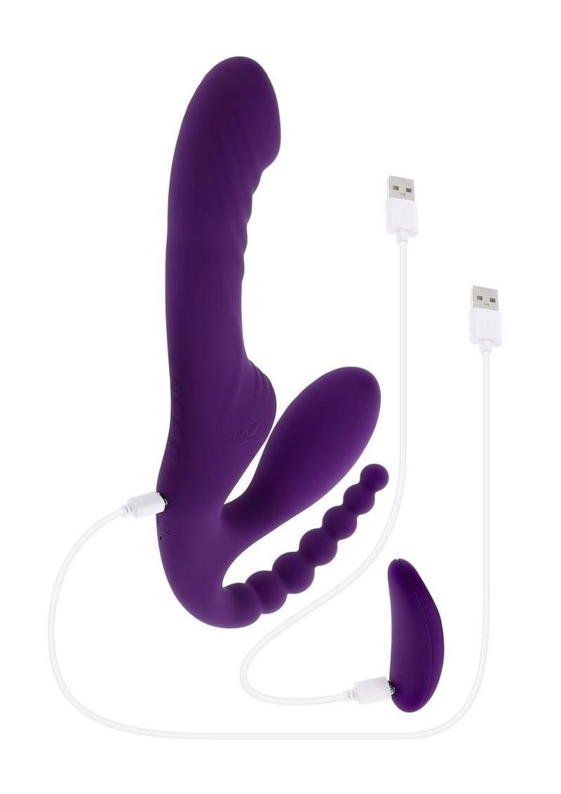 Purple silicone product with USB cable female sex toys