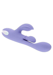 Playboy Nubbin Rubbin Rechargeable Silicone Triple Motor Female Vibrator with Clitoral Stimulator
