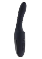 Playboy Overdrive Rechargeable Silicone Heating Vibrator - Black
