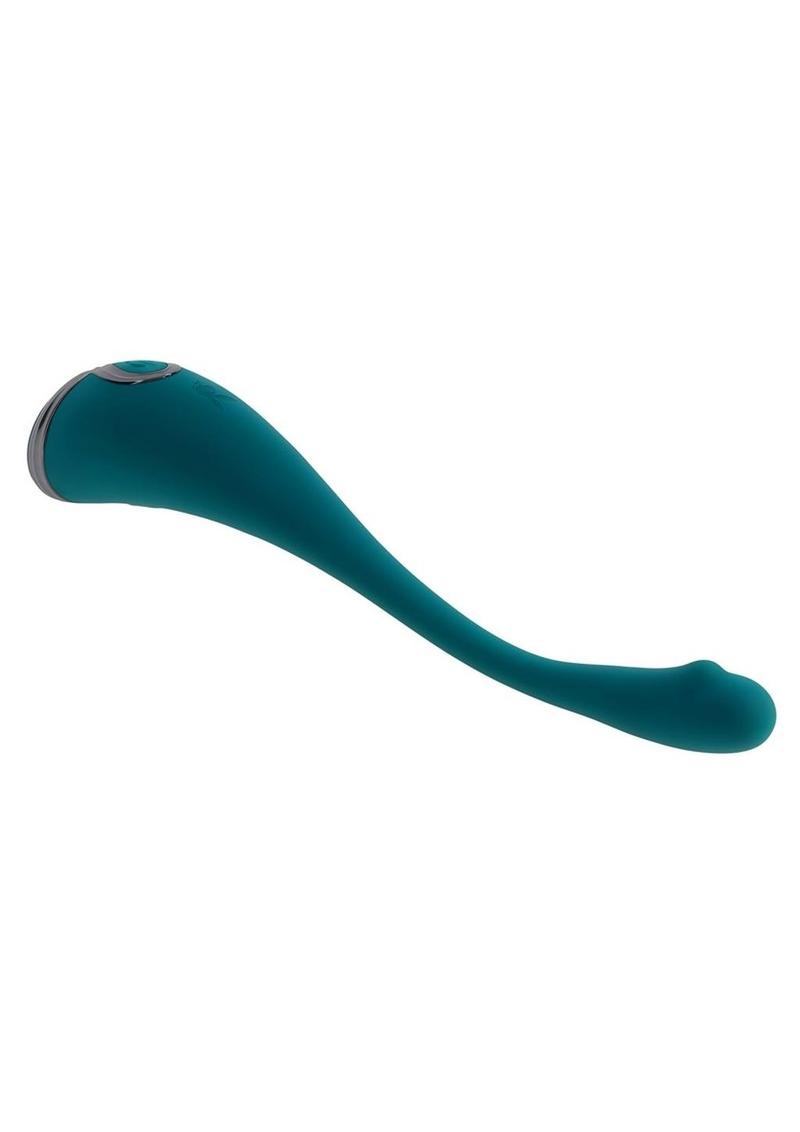 Playboy Pinpoint Perfection Rechargeable Silicone Vibrator - Green