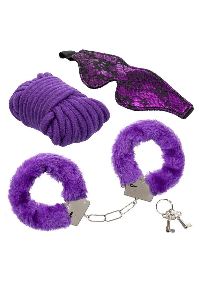 bondage starter kit with rope and cuffs