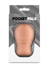 Realistic male masturbator with textured sleeve  