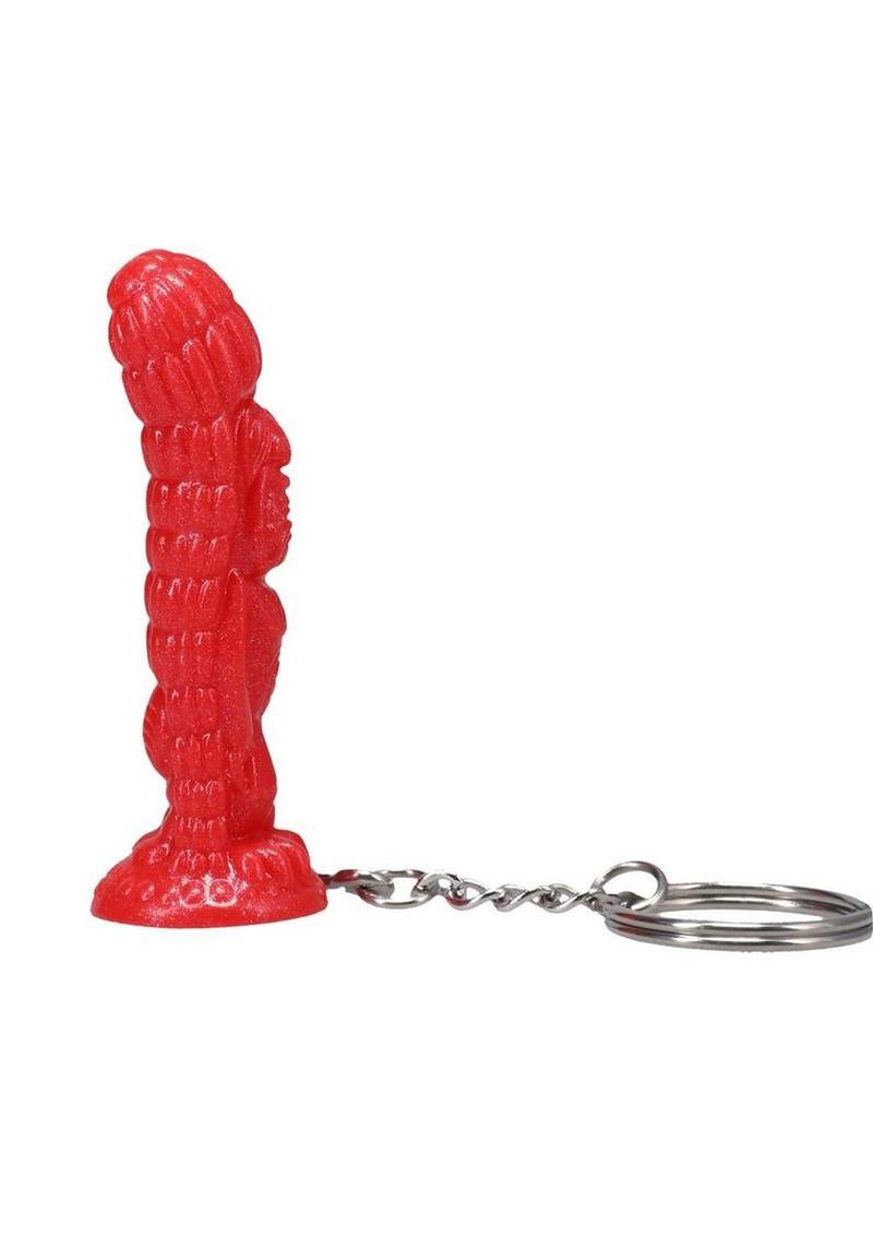 fun adult keychain bold phallic style charm
