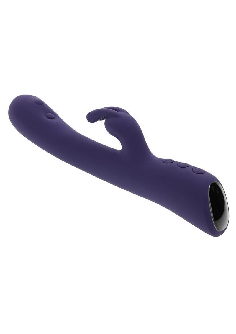waterproof silicone rabbit vibrator g spot tapping pleasure device