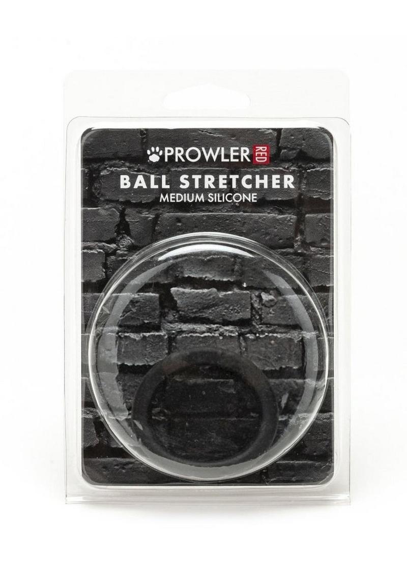 Prowler Red Silicone Ball Stretcher - Black - Medium