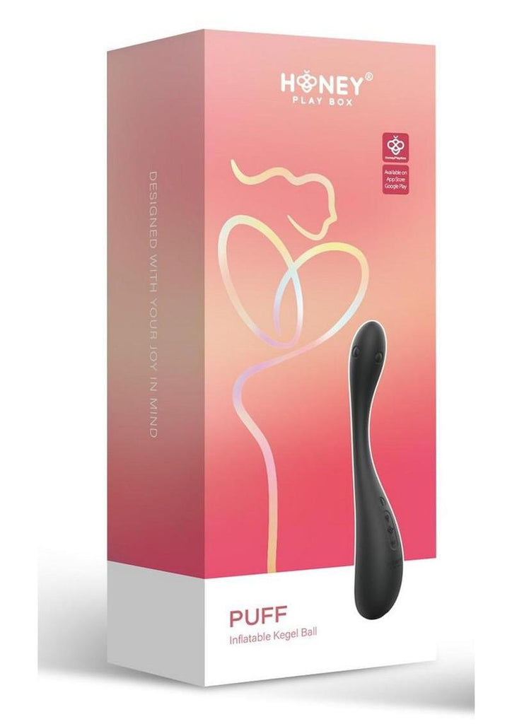 Puff App Control Inflatable Rechargeable Silicone Kegel Ball Adult Toy   Primal Pleasure