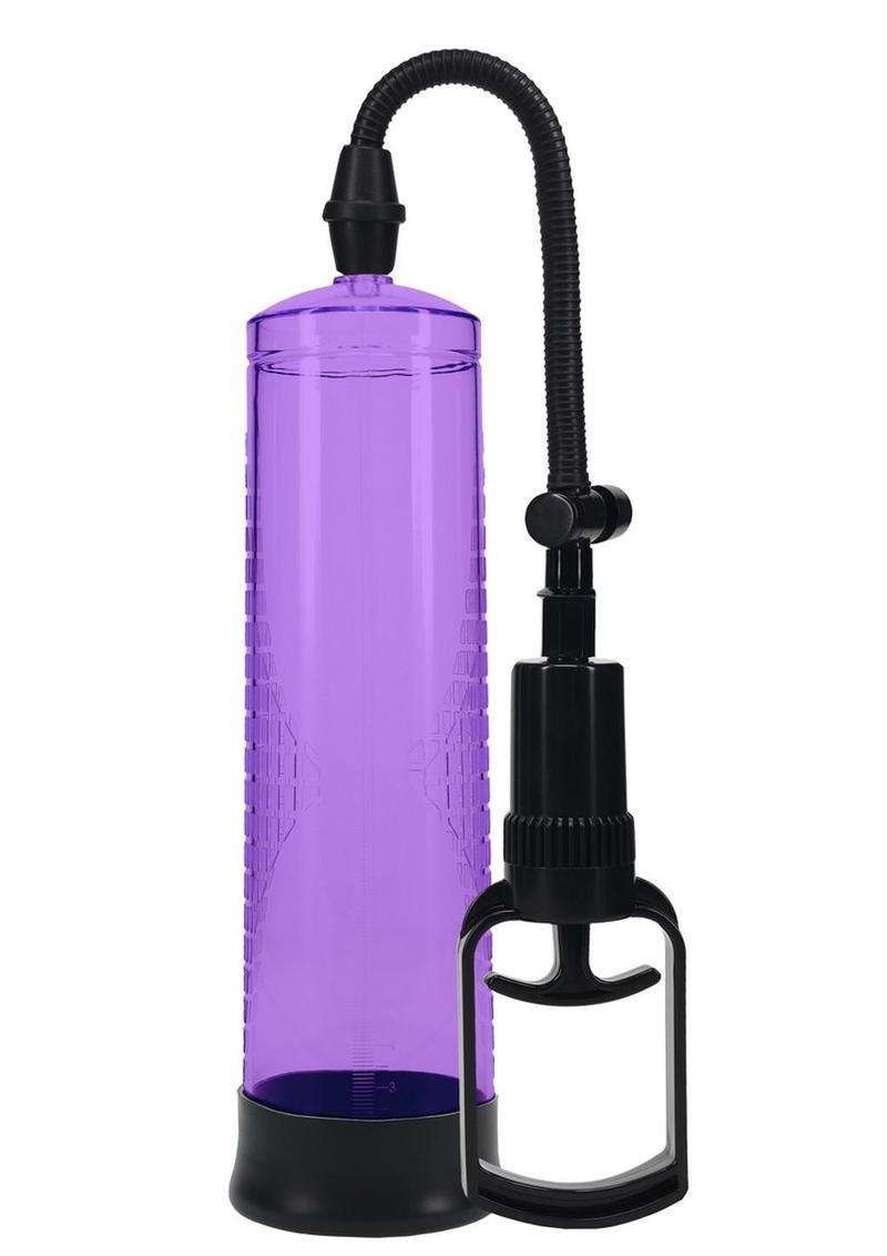 Pumped Basic Pump 2 Water Resistant Silicone Penis Pump - Purple